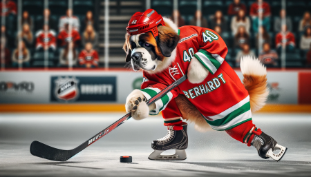 450x350-dalle-2024-01-25-010857-a-st-bernard-dog-playing-ice-hockey-shooting-a-slap-shot-at-the-goal-the-dog-is-wearing-a-red-hockey-helmet-a-red-hockey-jersey-with-green-and-whi.png